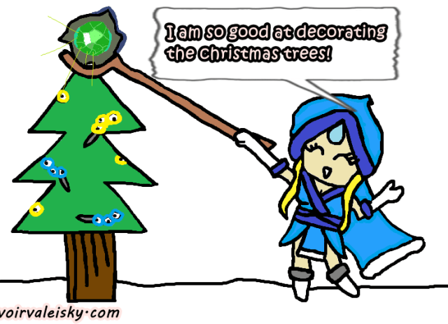 crystal maiden xmas worded